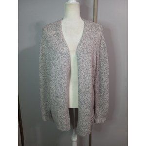 Est 1946 Large Grey Open Comfort Knit Casual Cardigan Sweater